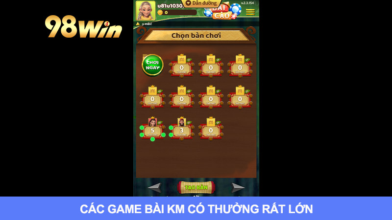 KM game bài 3D thưởng lớn